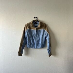 BNWT Two-Tone Blue and Tan Women's Jacket